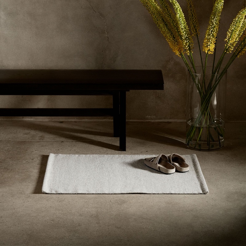 Solid Entry Mat – Light Grey Marled