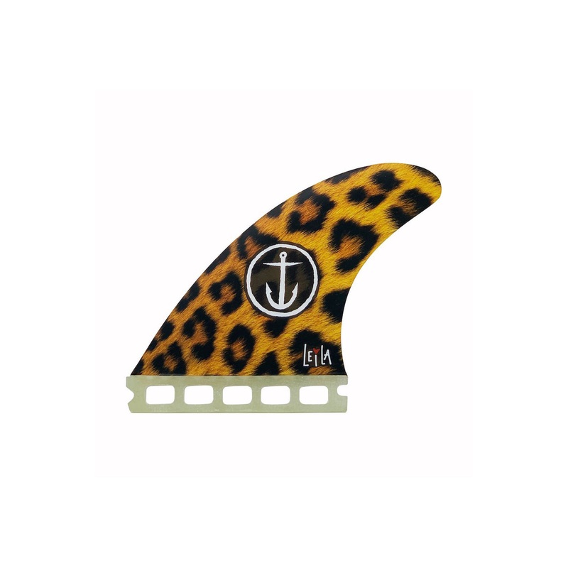 Capatain Fin Co Leila Hurst Cheetah Thruster Fin Set (Futures) Single Tab
