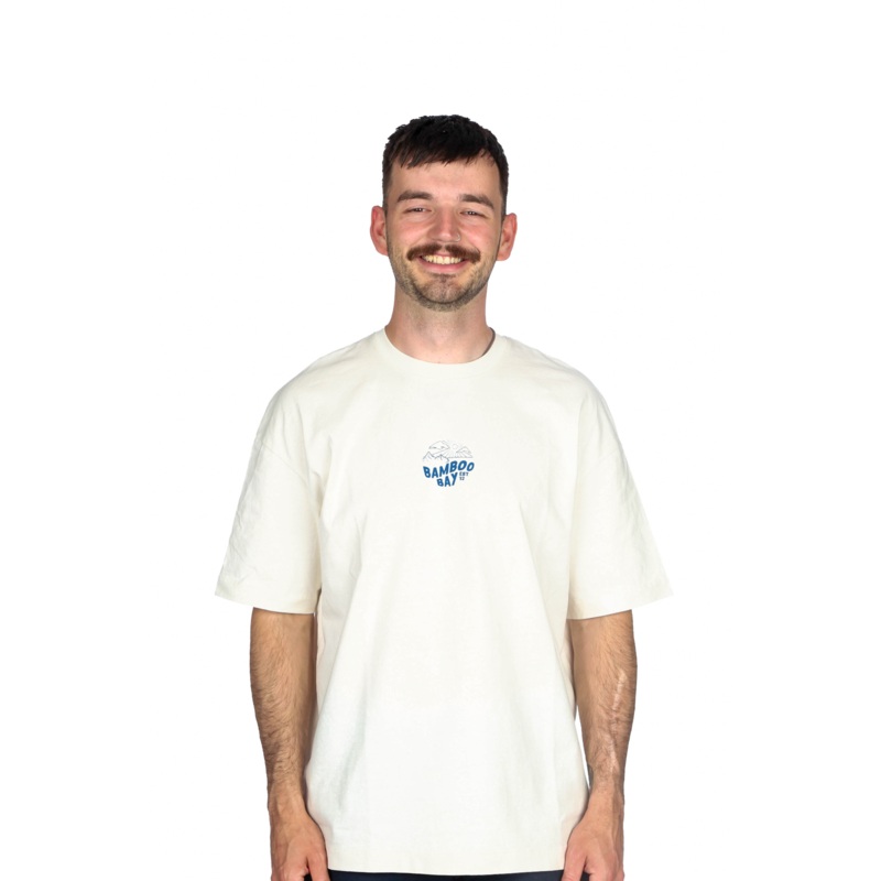 BamBooBay Re-Worked T-Shirt Ivory