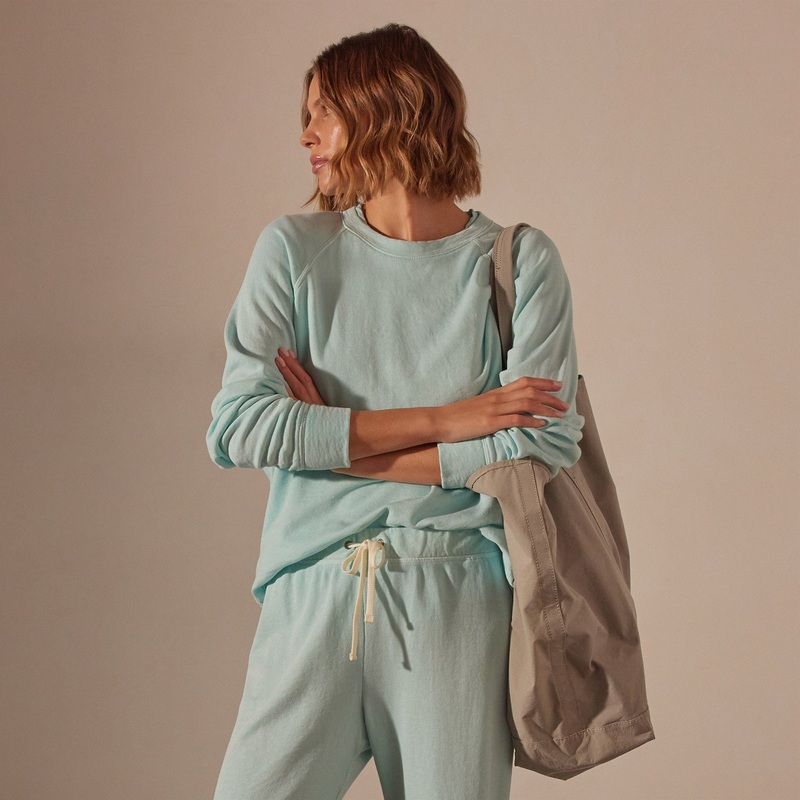Vintage French Terry Relaxed Sweatshirt – Taffy Pigment