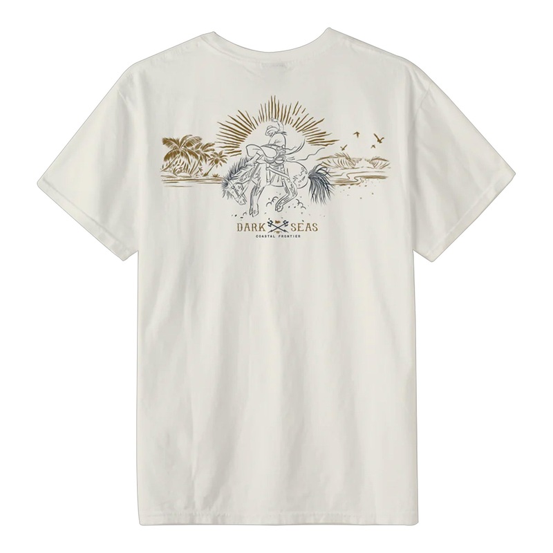 Dark Seas Reinforced Pigment Men’s S/S T-Shirt – Antique White