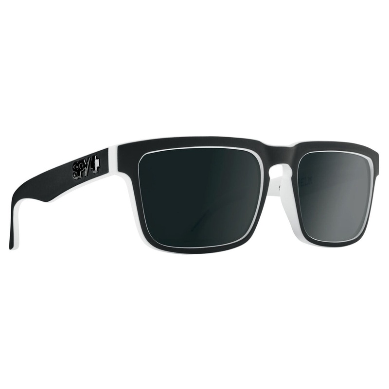 Spy Helm Men’s Sunglasses – Whitewall/Happy Gray Green w/ Black Spectra Mirror Polarized