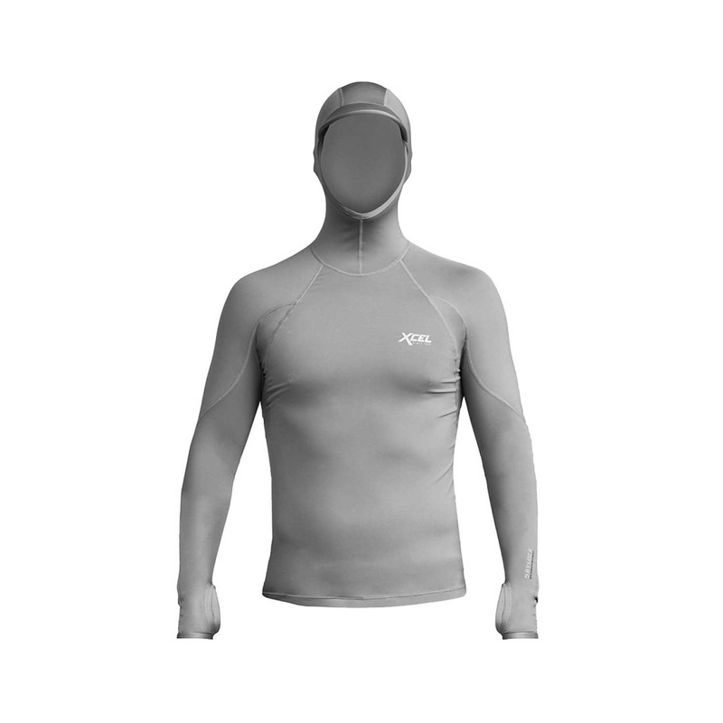XCEL Men’s Drylock Longsleeve Hooded Rash Shirt
