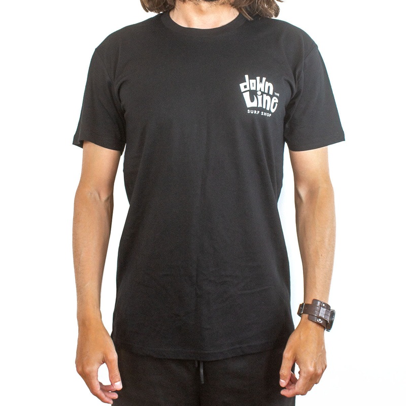 DTL Surf Co. Beach Clean Tee – Black/White