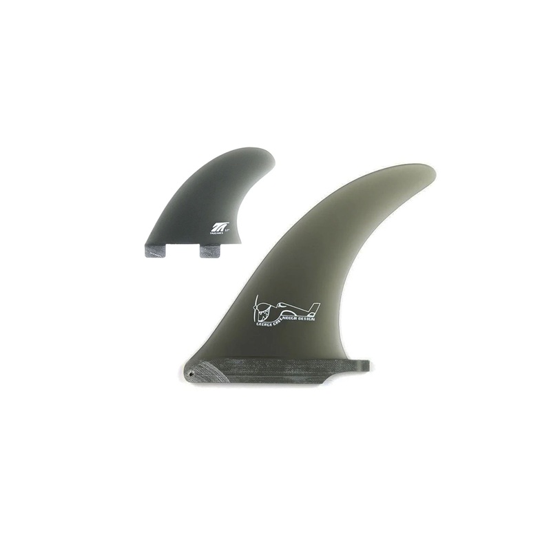 TRUE AMES – GEORGE GREENOUGH 4A 7 + SIDE BITES 3.7 FCS COMPATIBLE – SMOKE – 2+1FIN