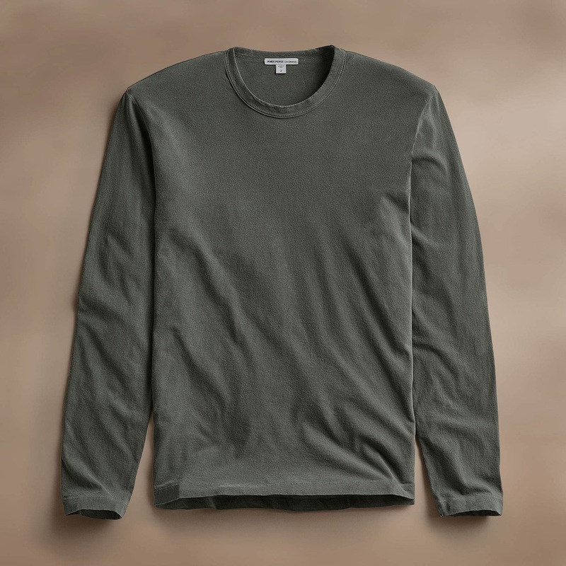 Long Sleeve Crew Neck – Granite Pigment