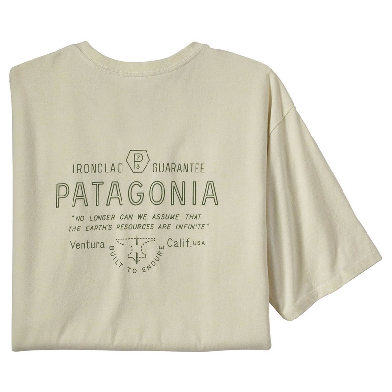 Patagonia Men’s Forge Mark Responsibili-Tee – Birch White