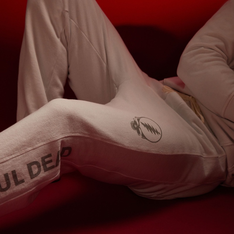 Grateful Dead Sweat Pant – White/Grey