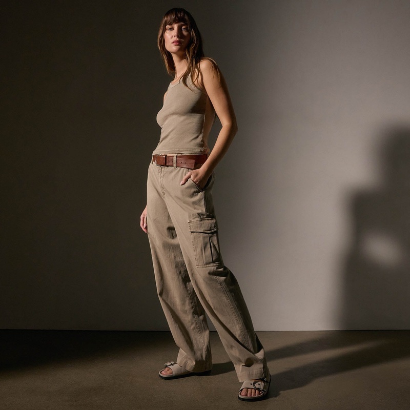 Army Cotton Slub Cargo Pant – Overcast Pigment
