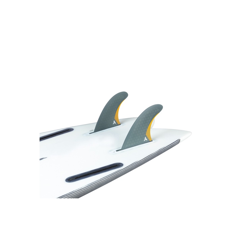 4.05″ Quad Rear Fin – Set 2 – Fcs Base – Smoke