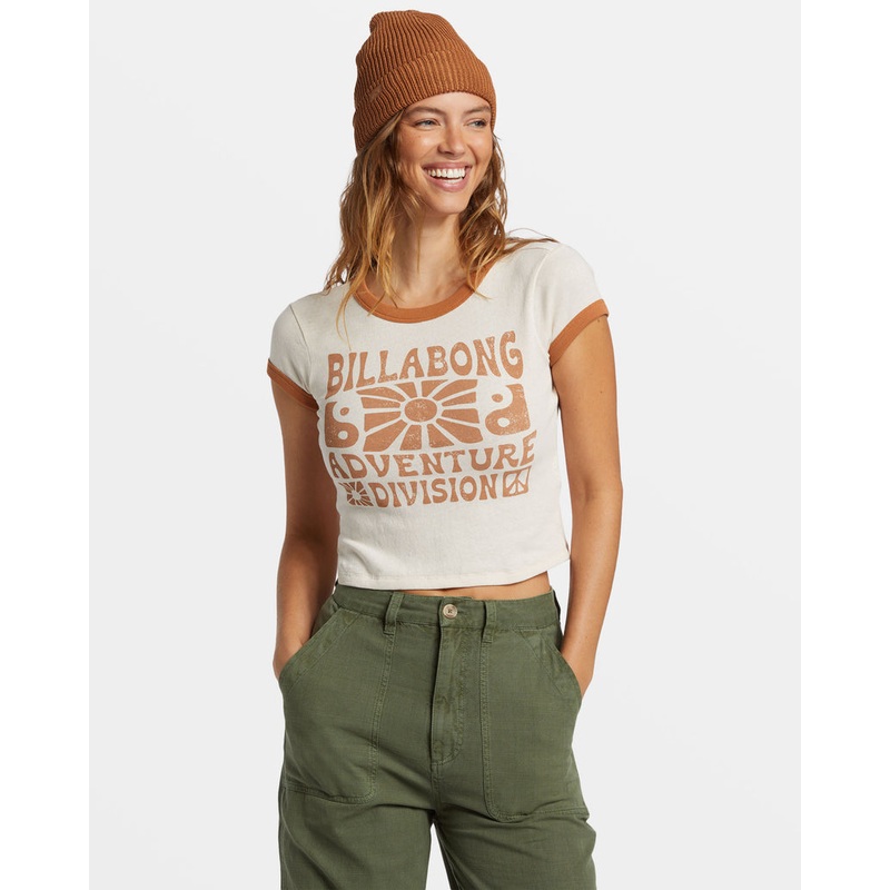 Billabong Summer Camp Tee-White Cap