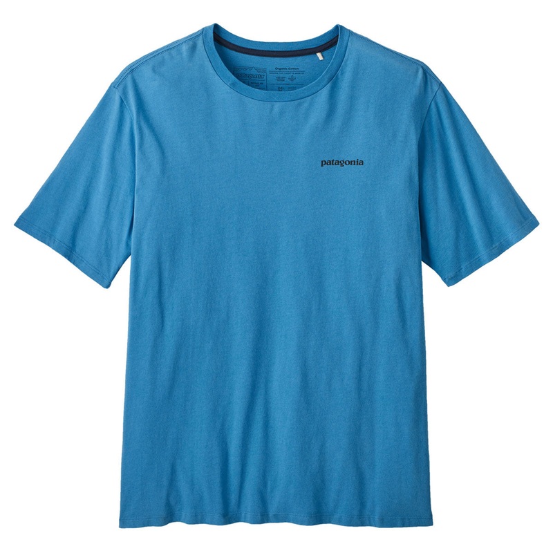 Patagonia Men’s P-6 Mission Organic Cotton Tee – Anacapa Blue