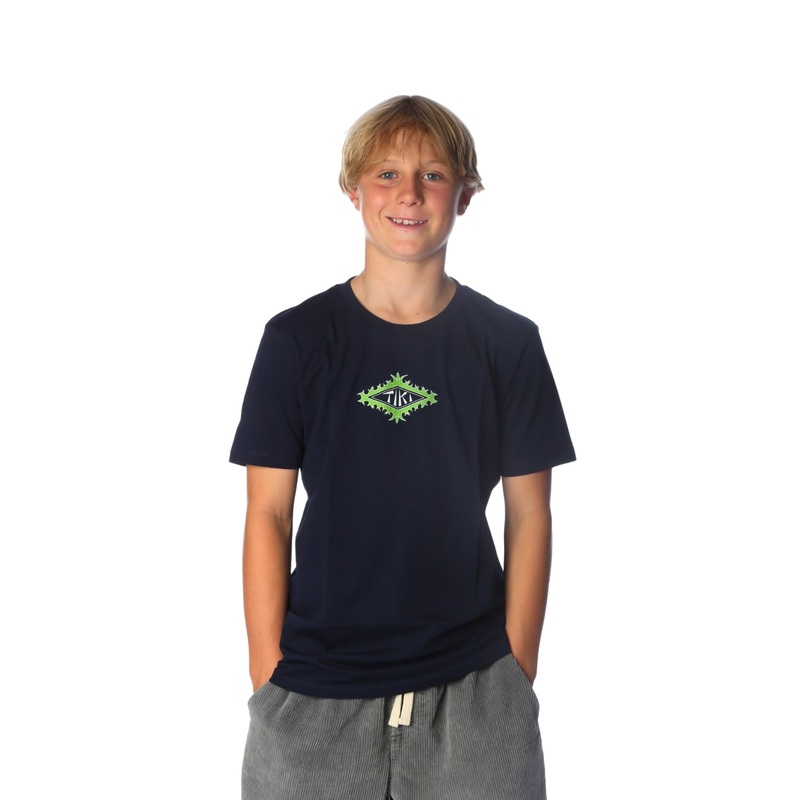 Tiki Tribal Mini T-Shirt Navy