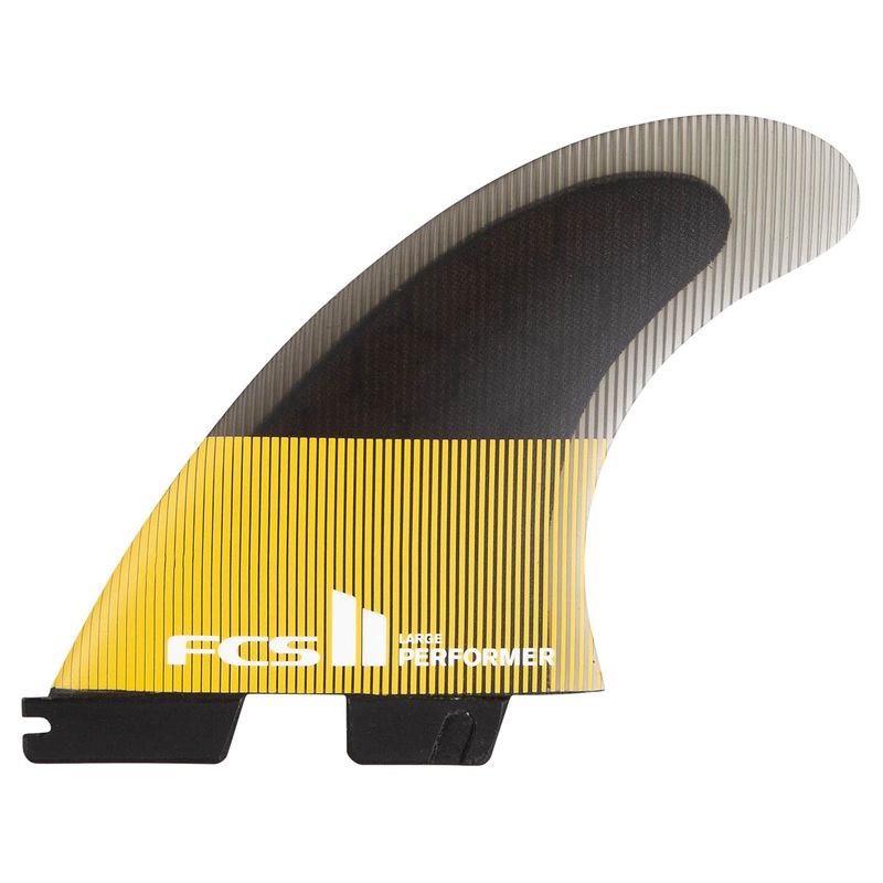 FCS II Performer PC Tri Fin Set – Mango – Large