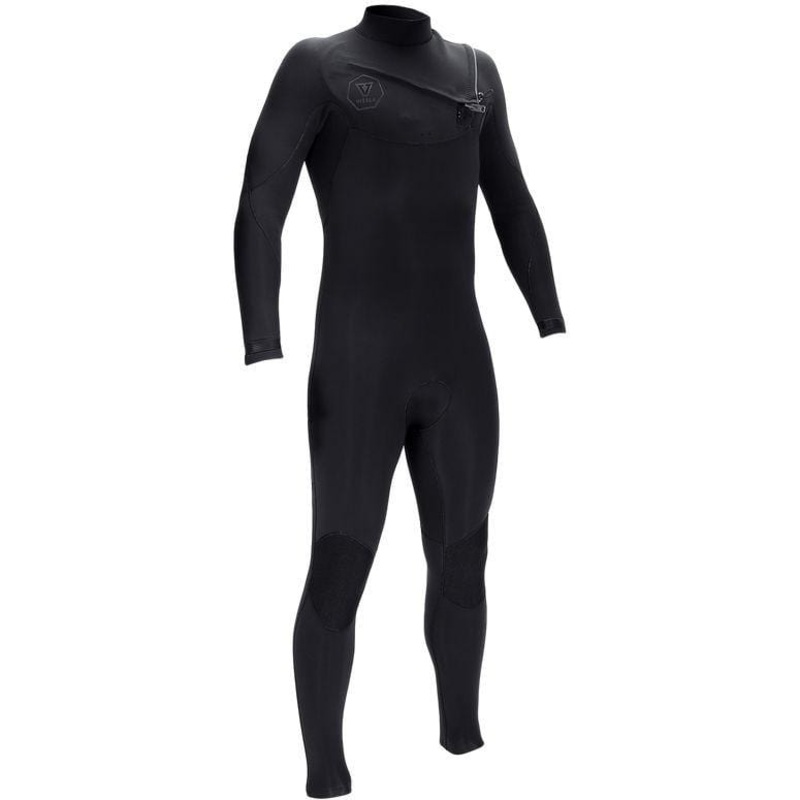 Vissla Mens 7 Seas 3/2mm Chest Zip Steamer – Stealth/Black