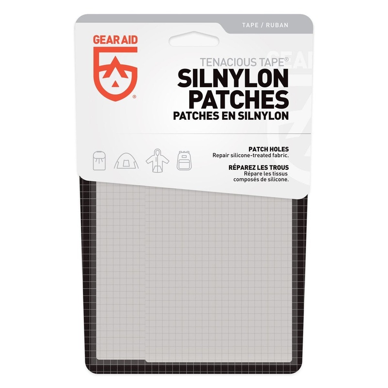 Gear Aid – Tenacious Tape Silnylon Patches – Gray – 3″ x 5″
