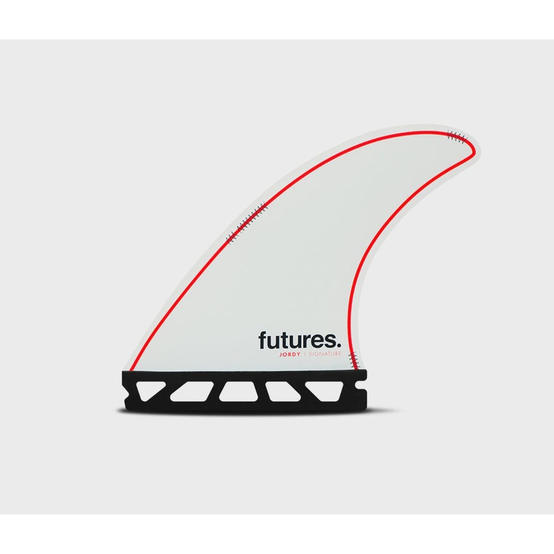 Jordy Smith Signature Fin Set (M) – White/Red
