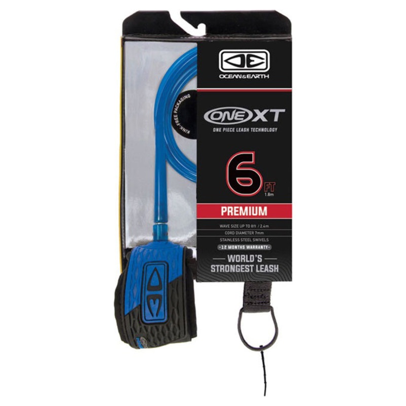 Ocean And Earth Premium One-XT Leash – 6ft Blue