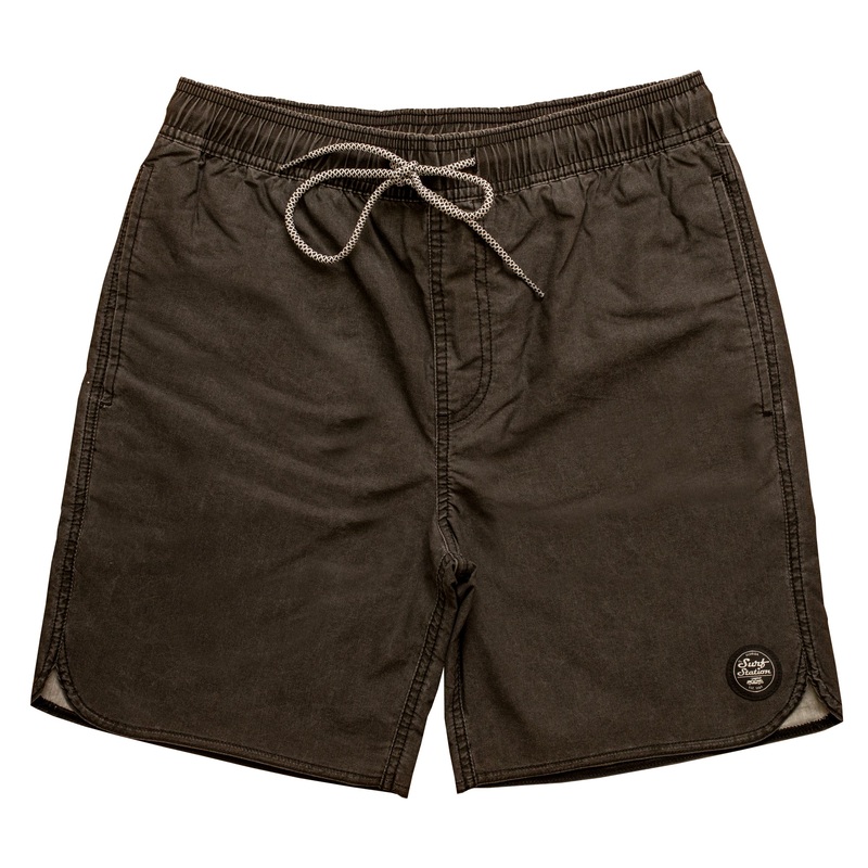 Surf Station Beachin Men’s Boardshorts – Black