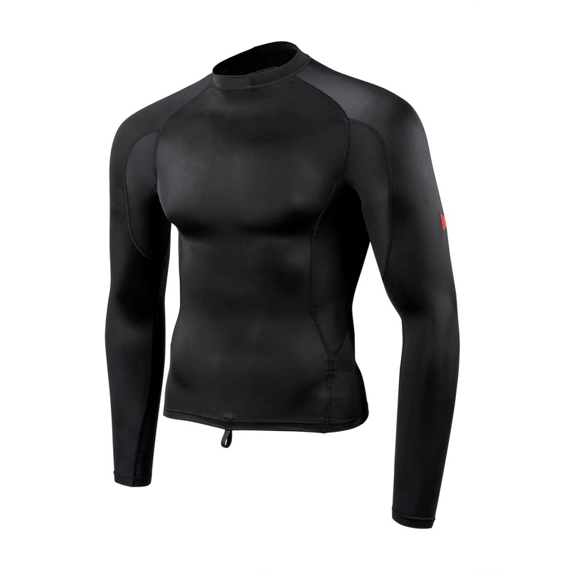WINDSHIELD LONG SLEEVE RASHGUARD – BLACK