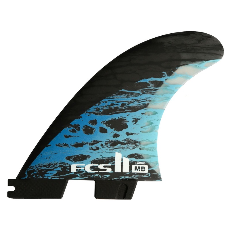 FCS II MB PC  Carbon Tri Quad Fin Set – Large