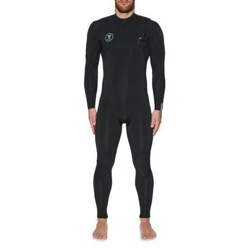 Vissla Mens 7 Seas 4/3mm Steamer – Black with Jade