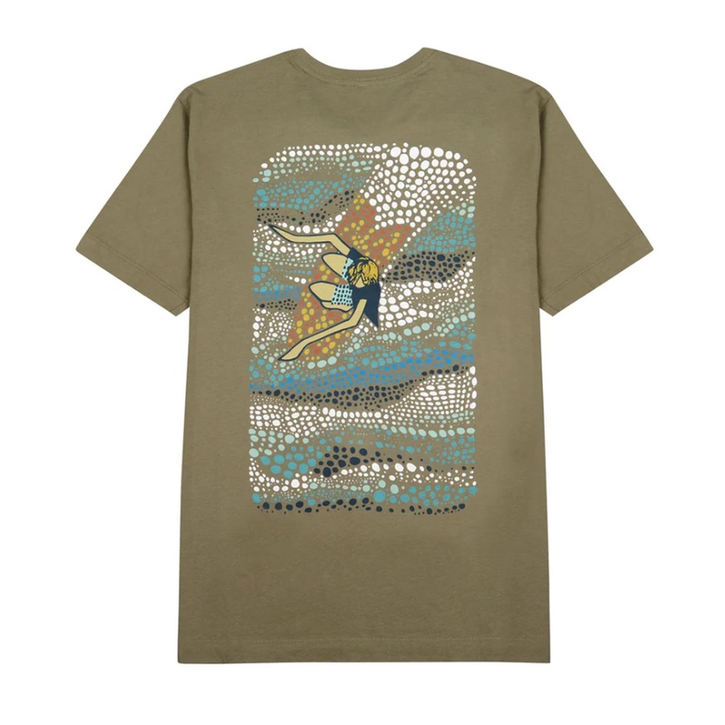 Drifter Surf Andy Davis Cutlet Men’s S/S T-Shirt – Military