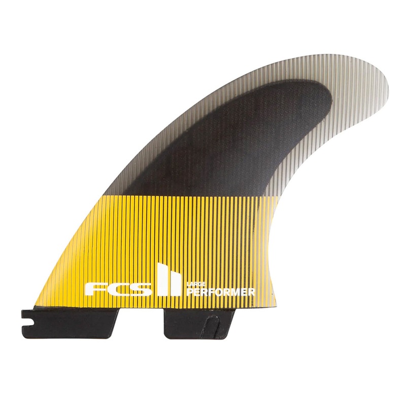 FCS II Performer Performance Core Tri Surfboard Fins – Medium/Mango