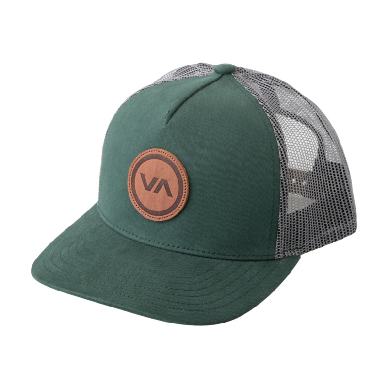RVCA Va Mod Trucker Hat-Hunter Green