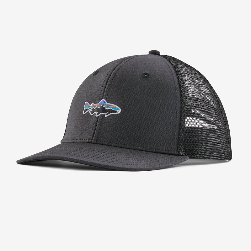 Stand Up Trout Trucker Hat – Ink Black
