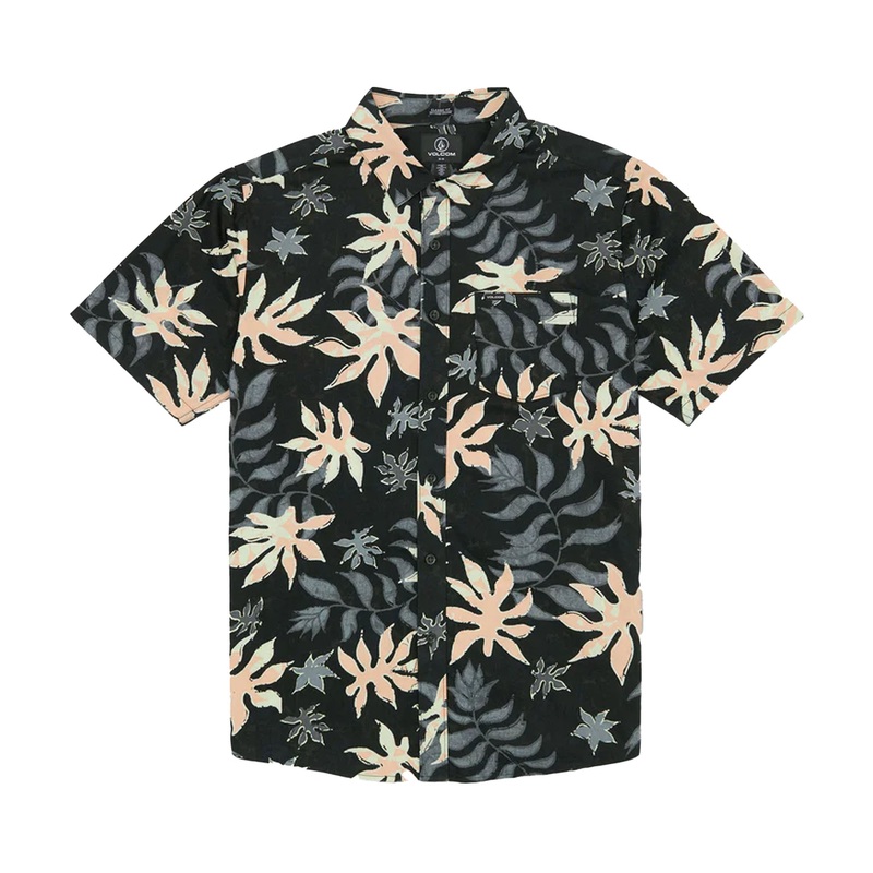 Volcom Floral Motion Men’s S/S Dress Shirt – Black