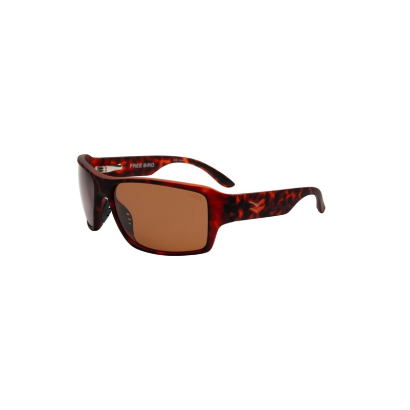 I-Sea Freebird Sunglasses Tort Rubber Brown Polarized
