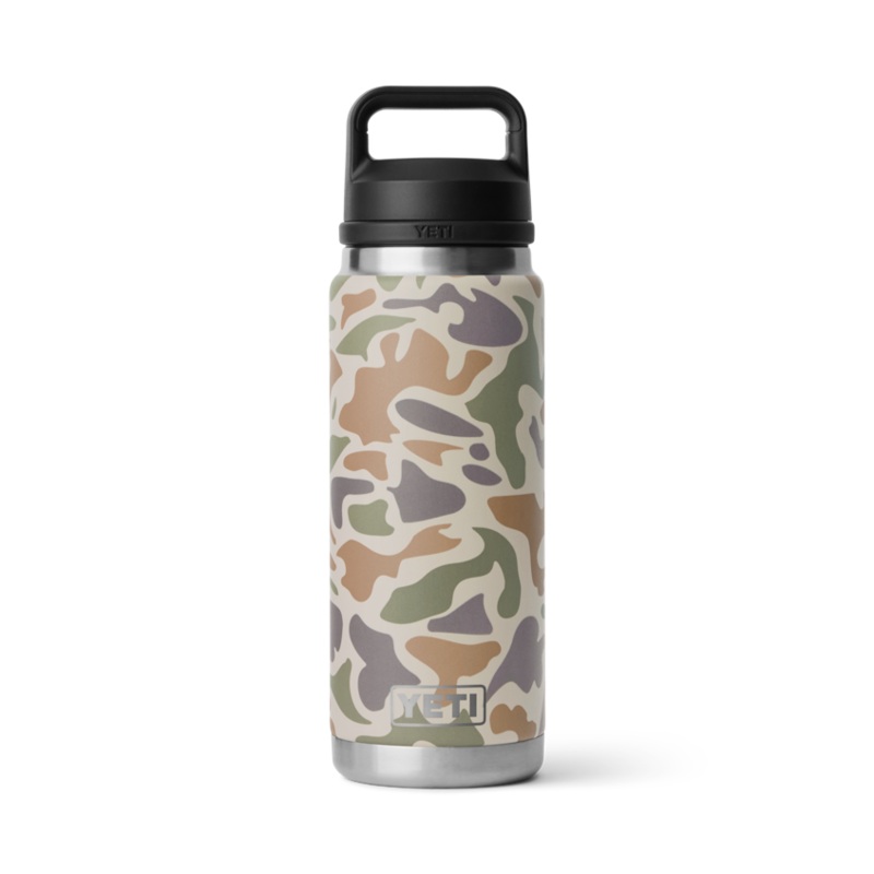 Yeti Rambler 26 oz Bottle Chug-Tan Camo