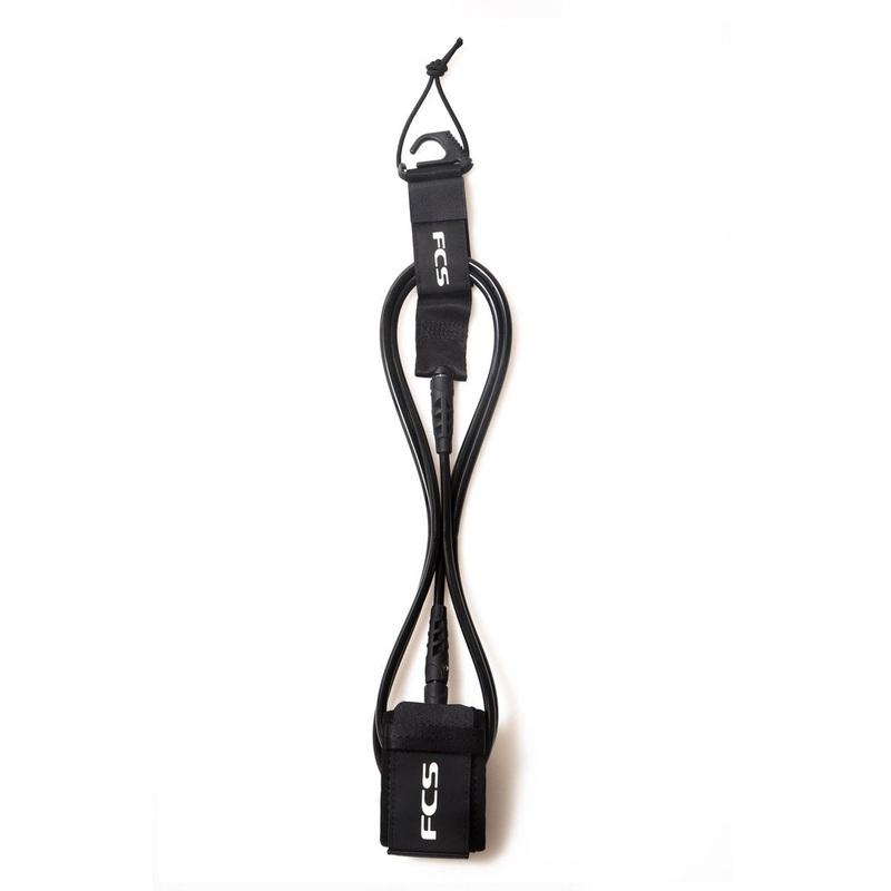 FCS 9ft Regular Ankle Leash – Black