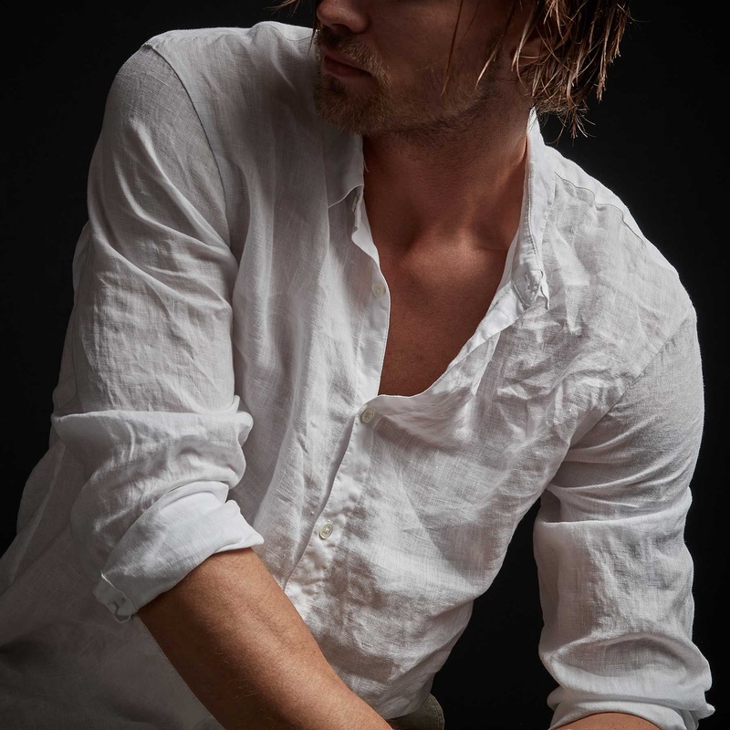 Classic Linen Shirt – White
