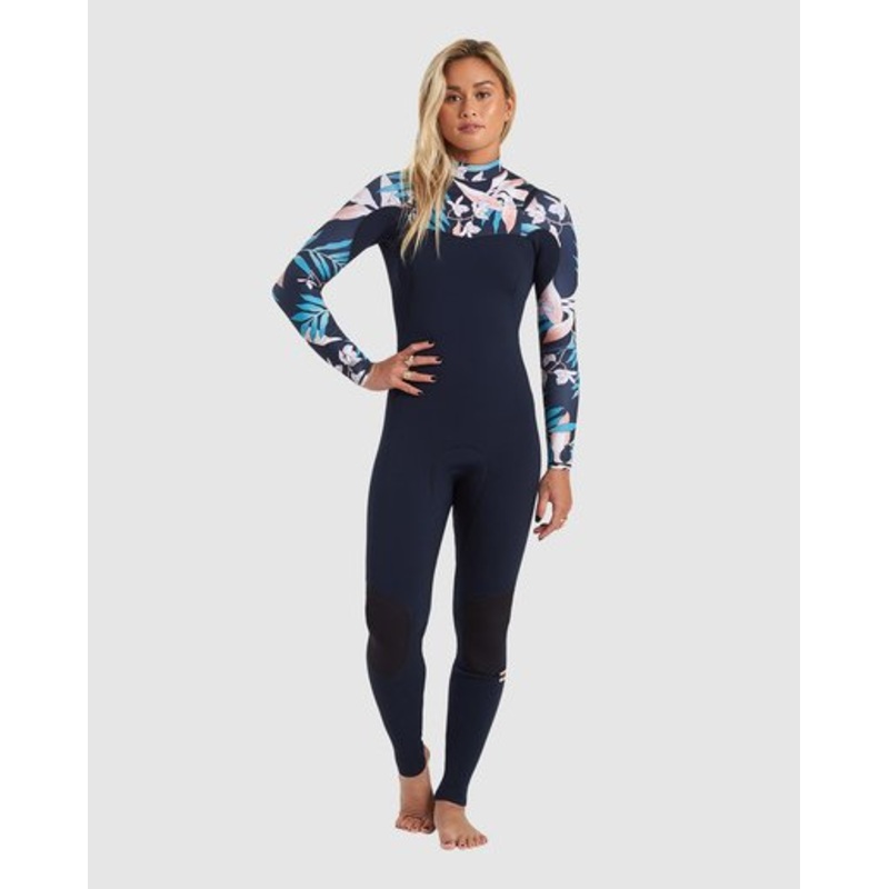 Billabong Womens Furnance Comp 3/2 – Chest Zip – IRIS