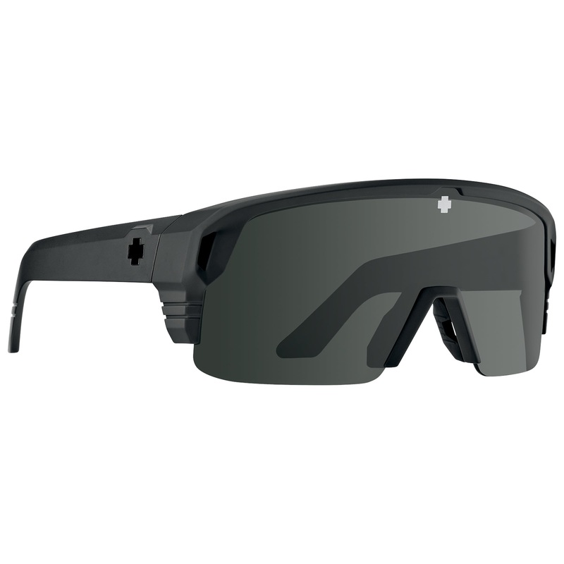 Spy Monolith 5050 Men’s Sunglasses – Matte Black/Happy Black Spectra Mirror Polarized