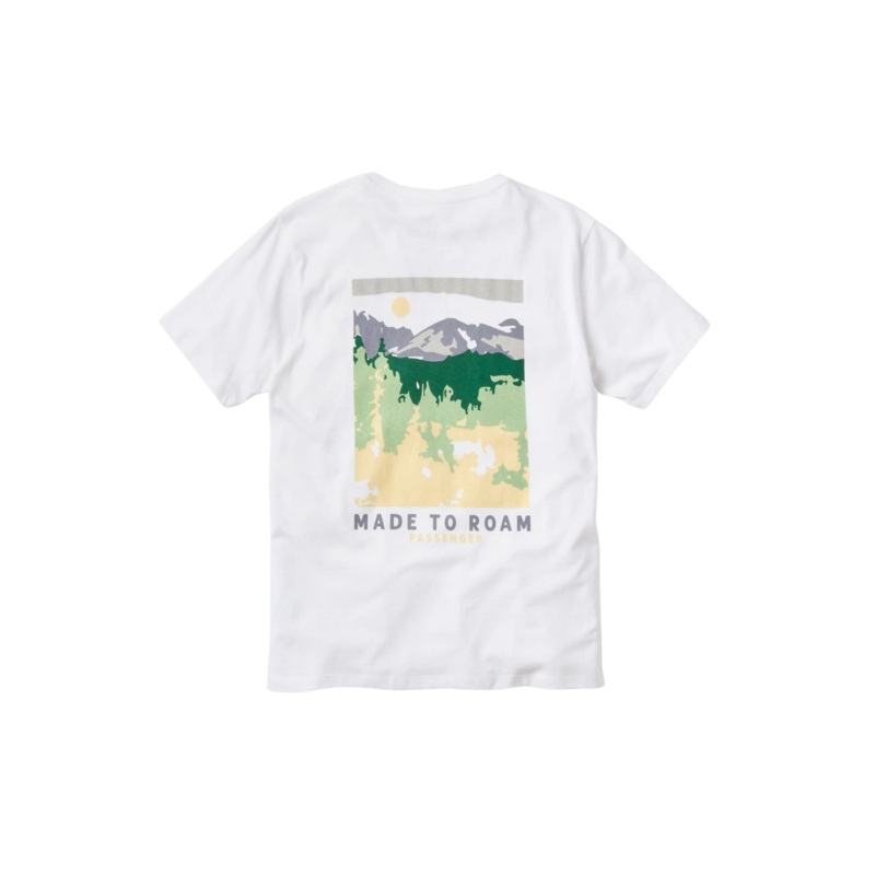 Passenger Open Road Recycled Cotton T-Shirt White