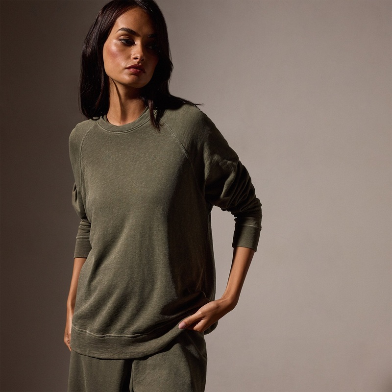 Vintage French Terry Relaxed Sweatshirt – Trooper Pigment