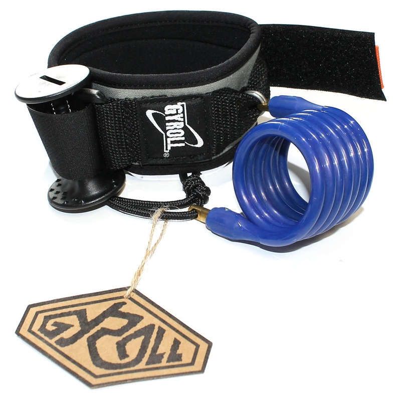 Gyroll Coiled Bicep Leash – Navy