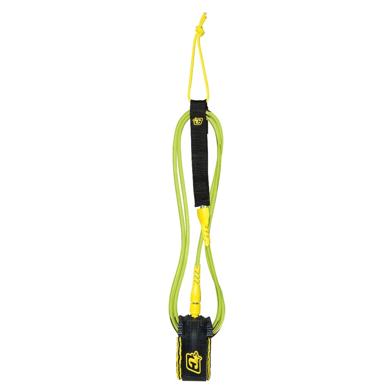 Creatures of Leisure 6ft Comp Leash -White/Lime