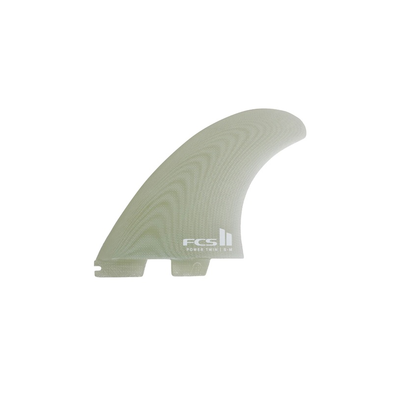 FCS – FCS II POWER TWIN – PG – CLEAR – S|M – 2FINS
