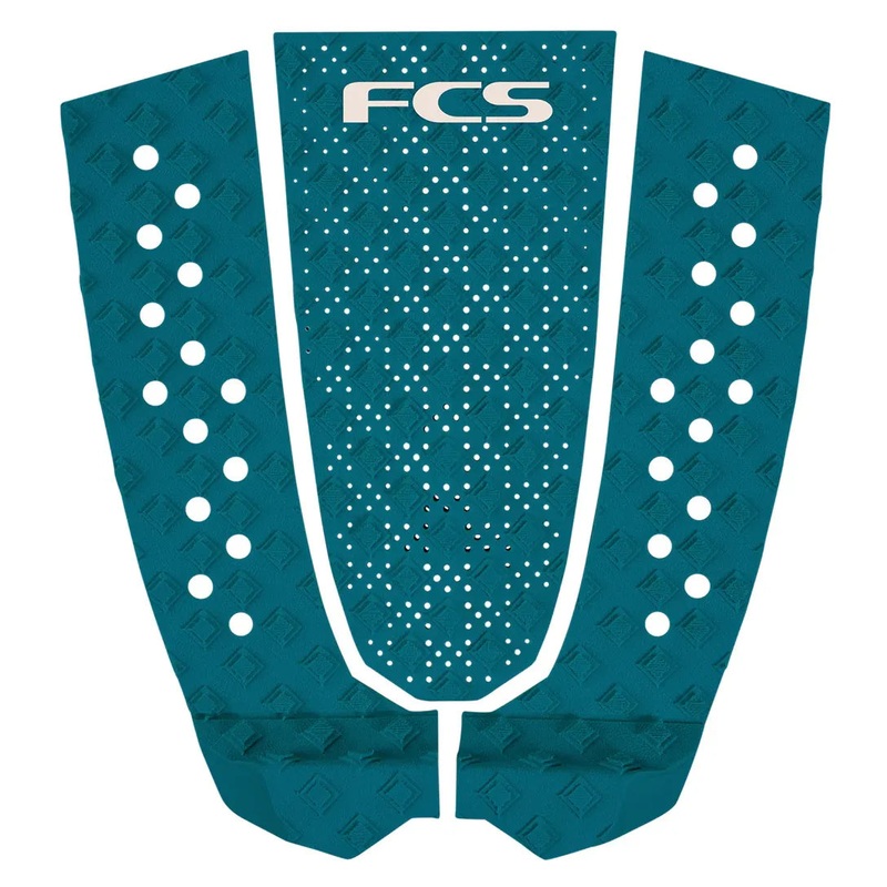 FCS T-3 Eco Deck Pad – Tidal Teal
