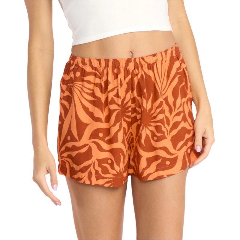Billabong Sun Fade Printed Shorts Orange Squeeze