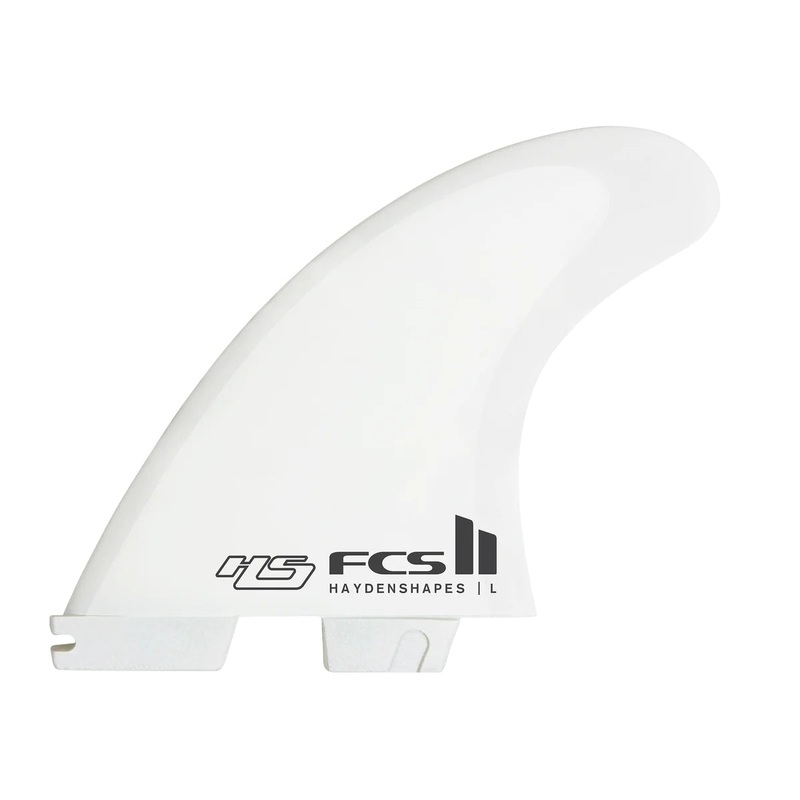 FCS II HS PC Air Core Tri Quad Fin Set – Large – White