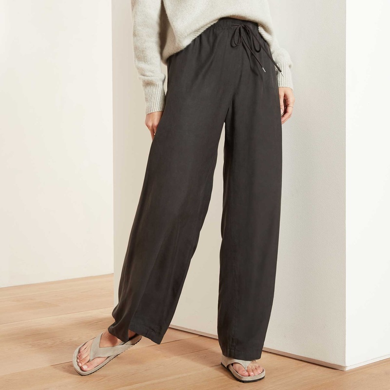 Micro Suede Pull On Pant – Carbon