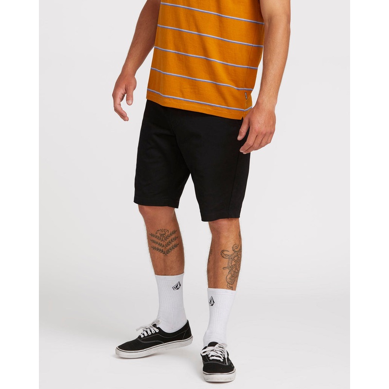 Volcom Frickn Modern Stretch Shorts 21 Black