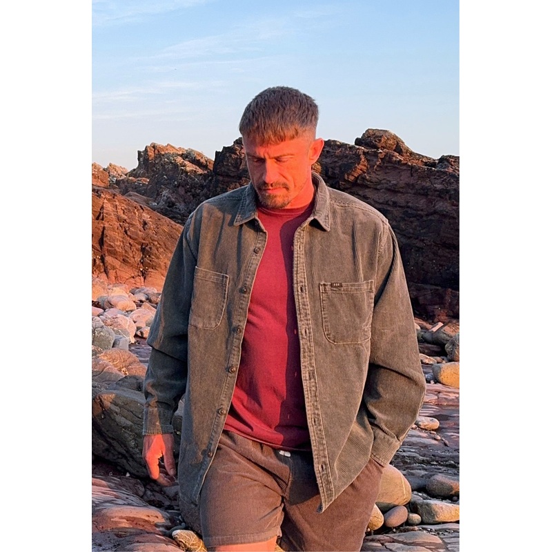 BamBooBay Chill Cord Long Sleeve Shirt Olive