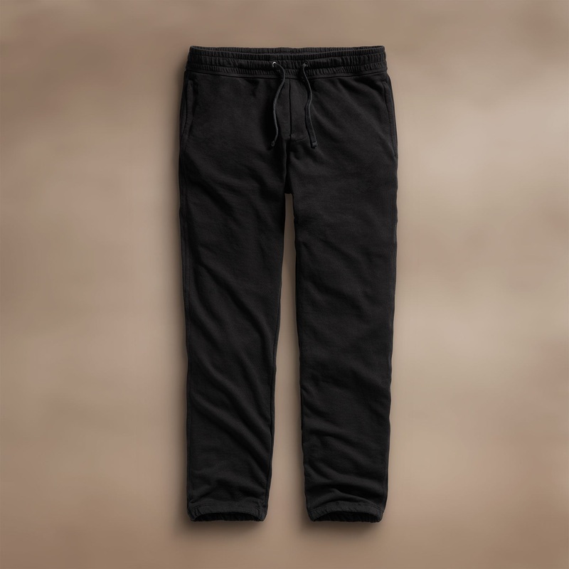 Vintage French Terry Sweatpant – Black