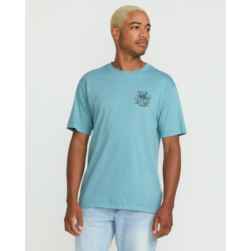 Volcom Rat Bar Short Sleeve T-Shirt Blue
